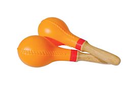 HAYMAN - MR-12 MARACAS KUNSTSTOF ORANJE