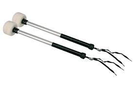 HAYMAN - PA-472 KLOPPER BASSDRUM, HARDE VILTEN BOL (6,0 cm) ALUMINIUM
