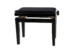 GEWA - PIANO BANK DELUXE ZWART HOOGGLANS