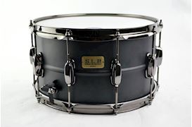 TAMA - LST148 SNAREDRUM S.L.P. STEEL FLAT BLACK 14X8"