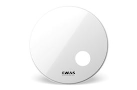 EVANS - BD18RSW EQ3 RESONANT SMOOTH WHITE BASS DRUM HEAD, 18 INCH