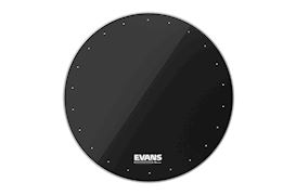 EVANS - BD22RA EQ1 RESONANT BLACK BASS DRUM HEAD, 22 INCH