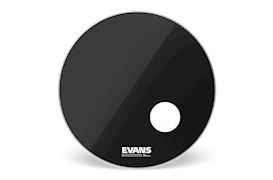 EVANS - BD22RB EQ3 RESONANT BLACK BASS DRUM HEAD, 22 INCH