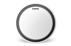 EVANS - BD24EMADCW EMAD COATED WHITE BASS DRUM HEAD, 24 INCH