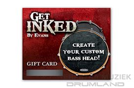 EVANS - INKCARD BY CUSTOM BASS DRUM HEAD GIFT CARD