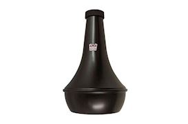 DENIS WICK - PRACTICE, BLACK POLYESTER COATED ALUMINIUM MUTES EUPHONIUM