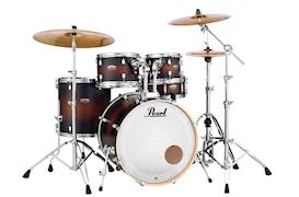 PEARL - DMP905/C260 DECADE MAPLE DRUMSTEL SATIN BROWN BURST INCL HW