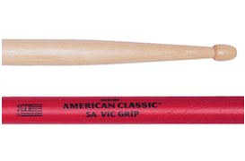 VIC FIRTH - 5AVG DRUMSTOKKEN AMERICAN CLASSIC HICKORY MET GRIP
