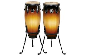 MEINL - HC555VSB CONGA SET HEADLINER 10" & 11'' SUNBURST MET STANDS