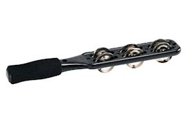 MEINL - JG1BK JINGLE STICK MET STALEN JINGELS, ZWART