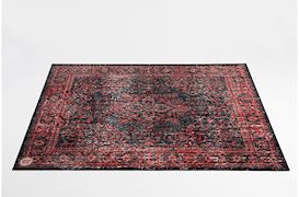 DRUMNBASE - VP185RBL VINTAGE PERSIAN STAGE DRUMMAT BLACK RED 185X160