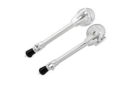 LUDWIG - BASS DRUM SPURS, NEW ELITE KICK SPUR W/ EXTENDERS (PAIR)