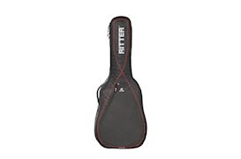 RITTER - RGP2-CH/BRD GUITAR BAGS CLASSICAL 1/2 BLACK-RED PERFORMANCE