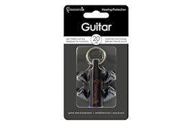 CRESCENDO - PR-0430 OORDOPPEN GITAAR -20DB VLAKKE DEMPING, ZWART