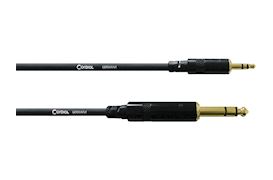 CORDIAL - CFM1.5WV STEREO KABEL - 3,5MM JACK - 6,3MM JACK 1,5M