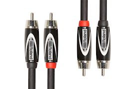 ROLAND - RCC-10-2R2R DUAL KABEL - RCA (TULP) NAAR RCA (TULP), 3M