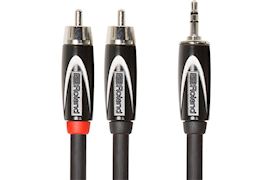 ROLAND - RCC-10-352R SPLITTER KABEL MINI-JACK (TRS)- 2X TULP (RCA) 3M