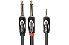 ROLAND - RCC-5-3528 SPLITTER KABEL - 3,5MM JACK - 2X 6,3MM JACK, 1,5M