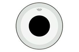 REMO - P3-1322-10 POWERSTROKE 3 CLEAR BK DOT BASSDRUMVEL 22"