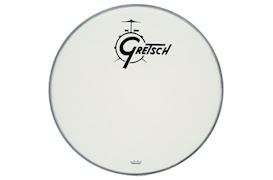 GRETSCH - AMBASSADOR COATED 22'' BASSDRUM VOORVEL MET LOGO