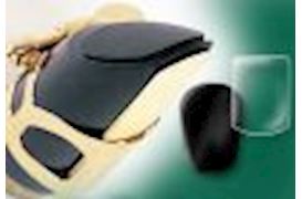 BG - A12L MONDSTUK PLAKKERS TRANSPARANT, 0.9MM, 6 STUKS