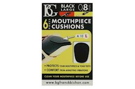 BG - A10L MONDSTUK PLAKKERS ZWART, 0.8MM, 6 STUKS