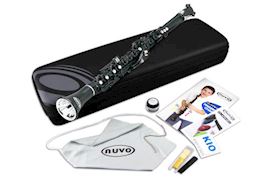 NUVO - C KLARINET BK ZWART MET ZILVER