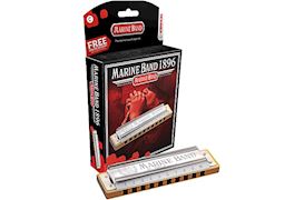 HOHNER - MONDHARMONICA MARINE BAND 1896 C- MINEUR 20 STIMMZUNGEN