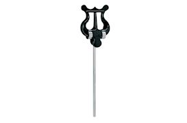 RIEDL - TROMPET HARP 301K, RECHTE STAAF, 16 CM, ABS HARP.