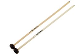 MIKE BALTER - BA3R MALLETS OVAL BROWN RUBBER MEDIUM SOFT RATTAN