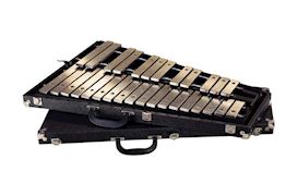 MUSSER - ORCHESTRA BELLS 2,5 OCTAVE CLASSIC, DAMPER, CARBON STEEL BAR
