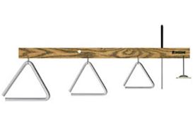 TREEWORKS - TRIANGLETREETM 4",5", 6" TRIANGELS INCL. FINGER CYMBAL